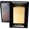 Зажигалка Zippo Classic 254, золотистая